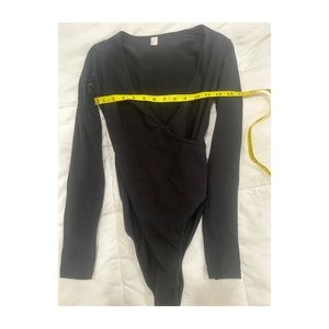 Black XS American Apparel Bodysuit